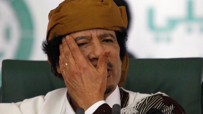 Bývalý libyjský vůdce Muammar Kaddáfí.