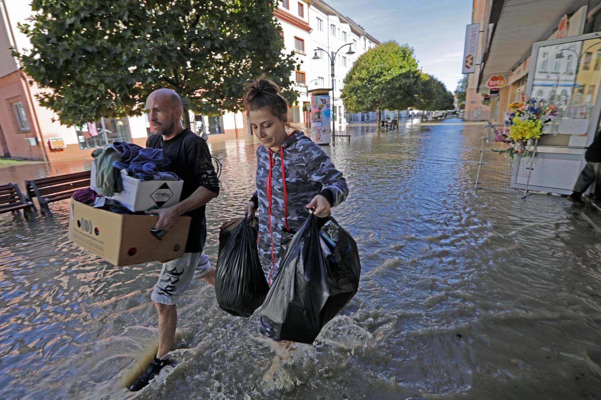 Povodně 2024, Bohumín, Ostravsko