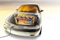 Vychytávka proti kalamitě: Auto připojené do zásuvky