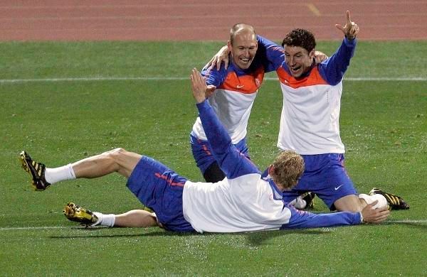 Treninky před čtvrtfinále