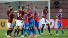 Skrumáž v semifinále MOL Cupu Sparta - Plzeň