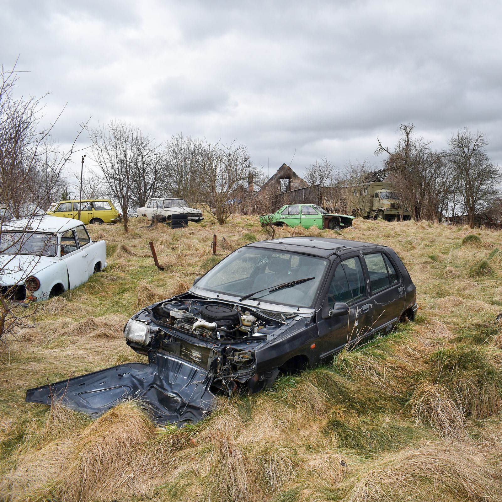 Hřbitov auto, vrakoviště, Jihomoravský kraj, Auto