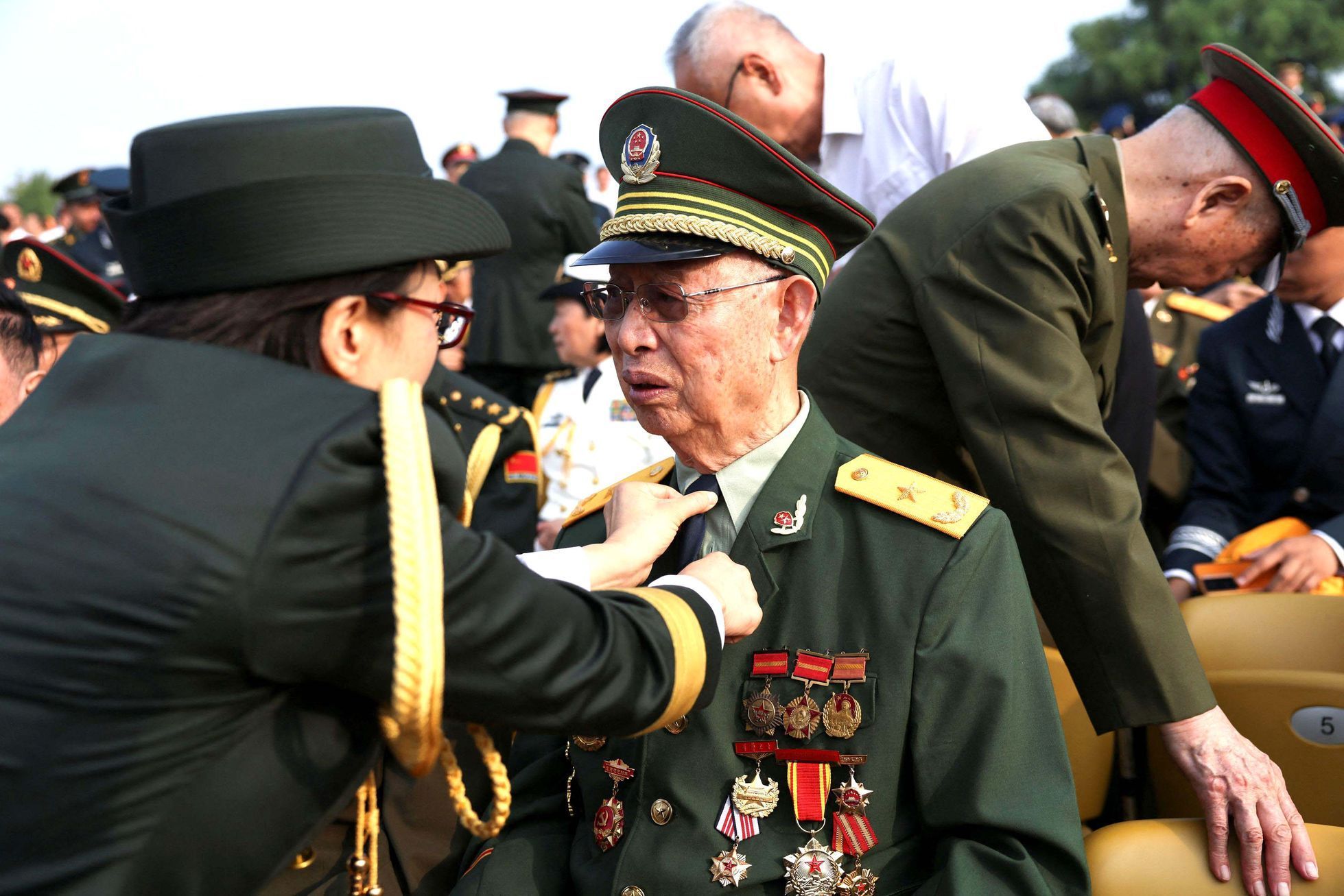 Čína, vojenská přehlídka, Peking. 80. let, 2. světová válka, Putin, Xi, Kim