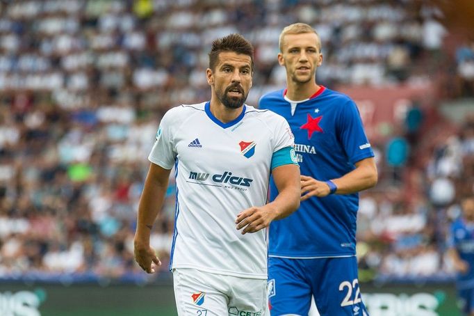 Ostrava vs. Slavia, druhé kolo ligy (Baroš, Souček)