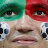 Portugalští fanoušci v zápase Portugalsko - Španělsko na MS 2018
