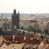 Praha, panorama, Pražský hrad, pohled ze střech, Praha z výšky