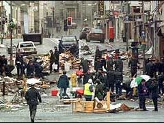 Severoirský Omagh krátce po útoku v srpnu 1998