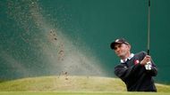 Rakušan Markus Brier a hra z bunkru během British Open.