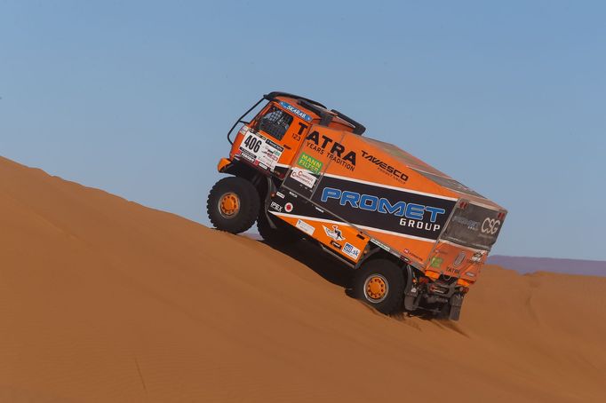 Tomáš Tomeček v Tatře 815 na Africa Eco Race 2020