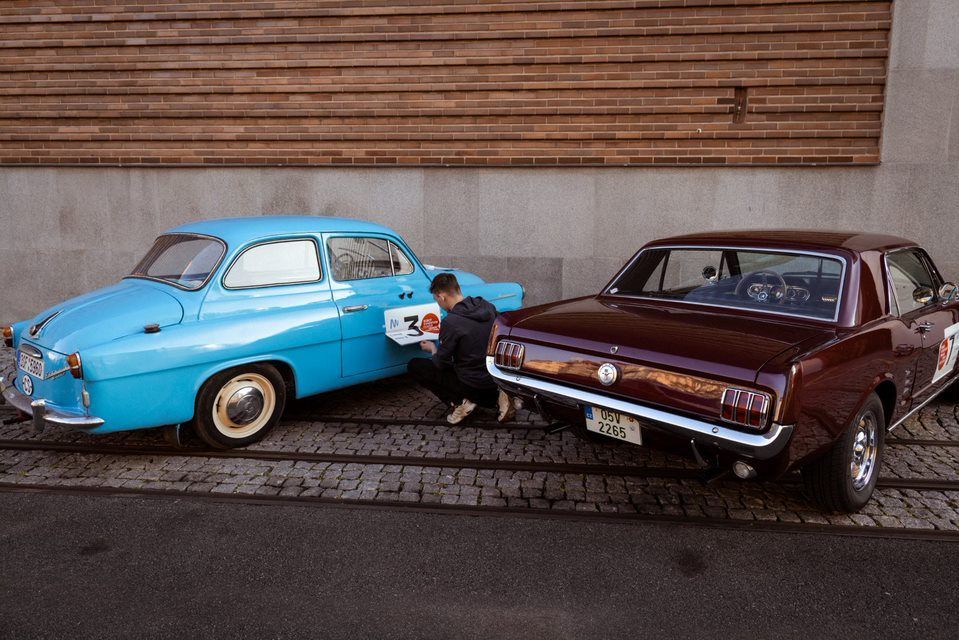 Robot Osaka Oldtimer Express 2025 NTM + prezident Petr Pavel