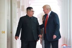 Kim řekl, že se chce brzy sejít s Trumpem na dalším summitu