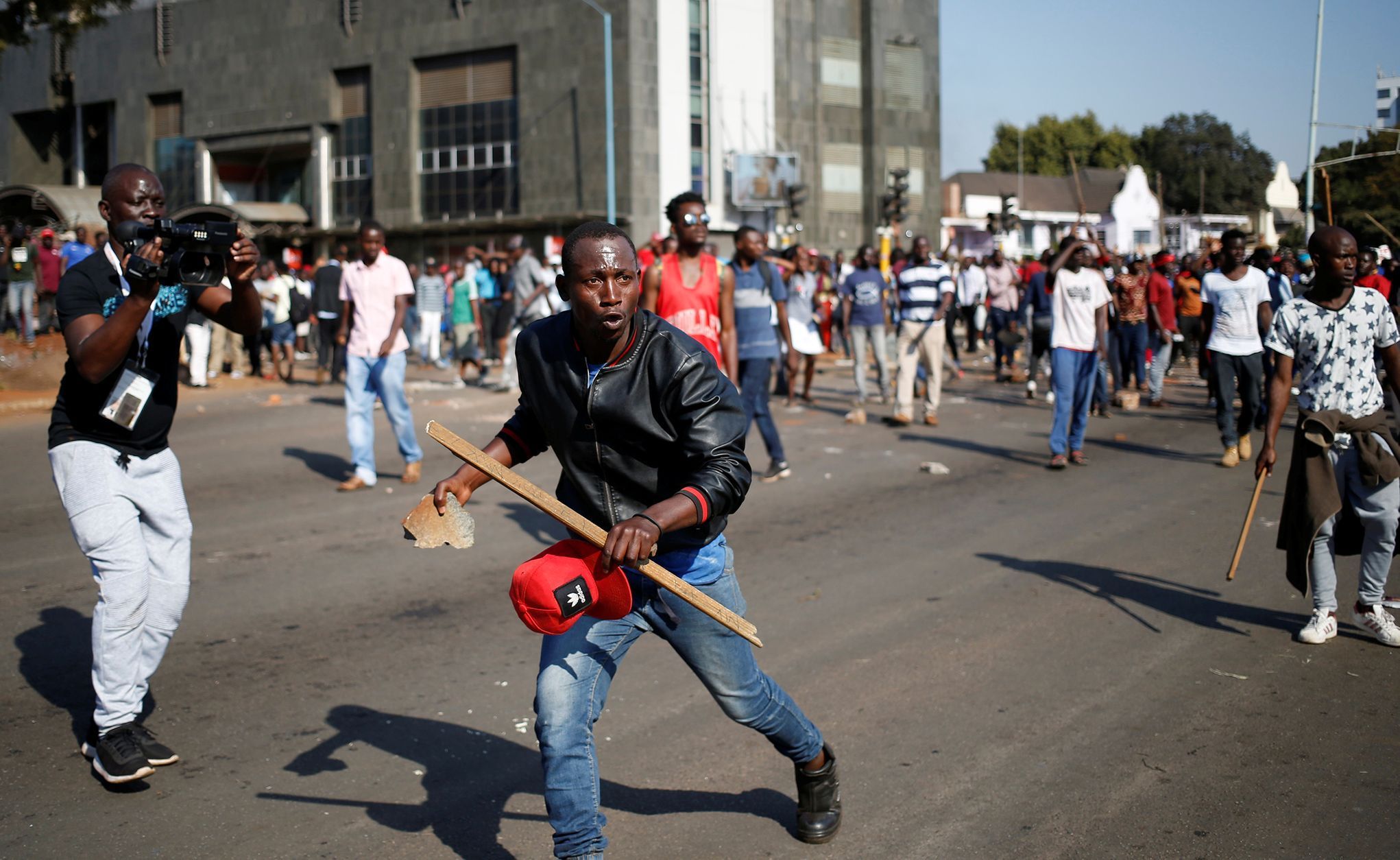 Fotogalerie / Protesty  v Zimbabwe / Reuters / 18