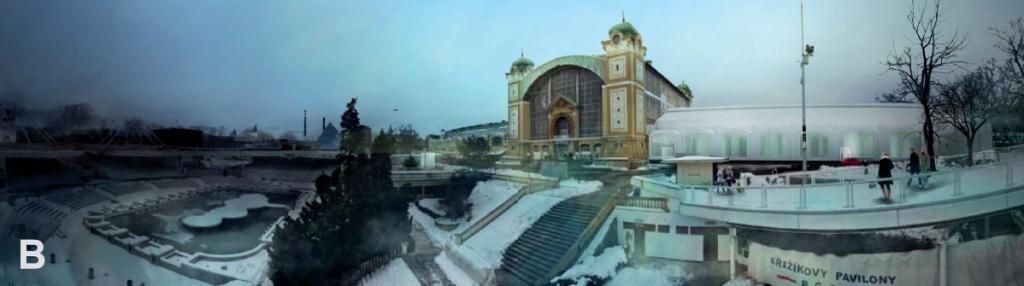 Soutěžní návrhy na rekonstrukci Průmyslového paláce v Praze