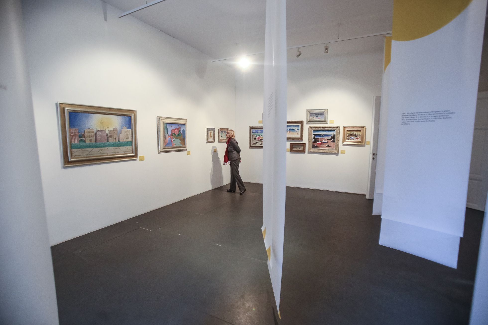 Jan Zrzavý v Museu Kampa