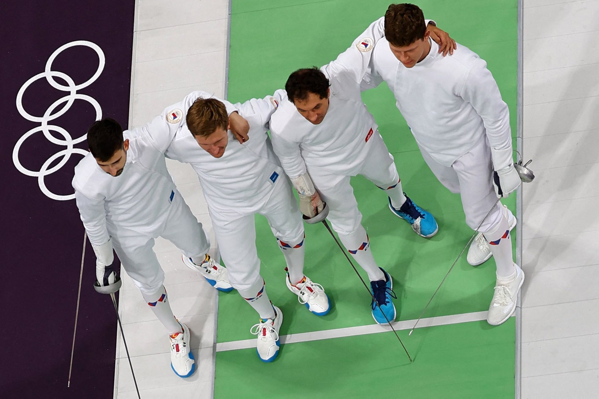 Jiří Beran, Jakub Jurka, Martin Rubeše a Michal Čupr na OH 2024 v Paříži