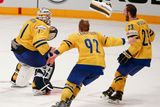 Švédové v neděli ukončili neúspěšnou sérii domácích týmů, které čekaly na zlato dlouhých 27 let od triumfu SSSR v Moskvě 1986.