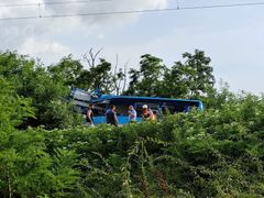 Bus and train accident near Nové Zámky.