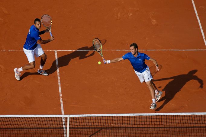 DC, Francie-ČR: Jo-Wilfried Tsonga a Richard Gasquet