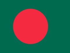 Vlajka Bangladéše.