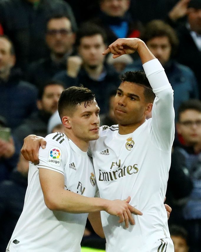 Luka Jovič a Casemiro, Real Madrid