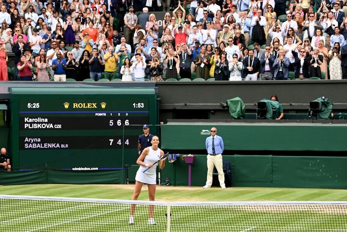 Karolína Plíšková v semifinále Wimbledonu 2021