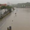 Vltava - Štefánikův most v Praze 2. června 2013
