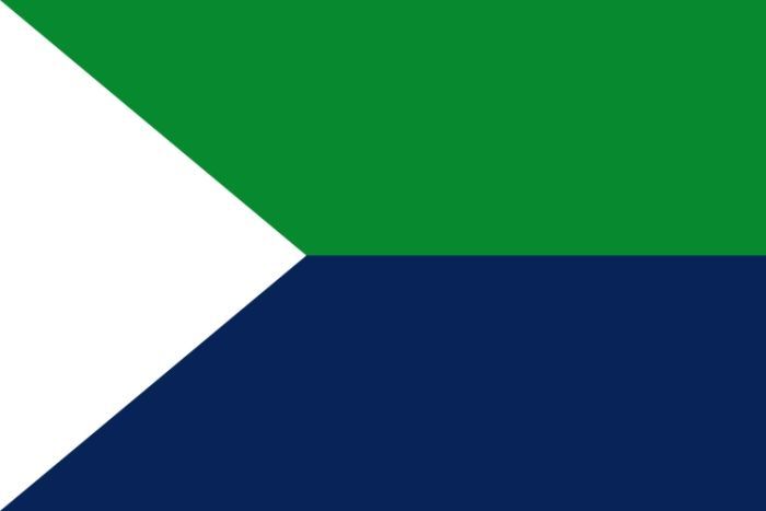 Vlajka španělského ostrova El Hieero (Kanárské ostrovy)