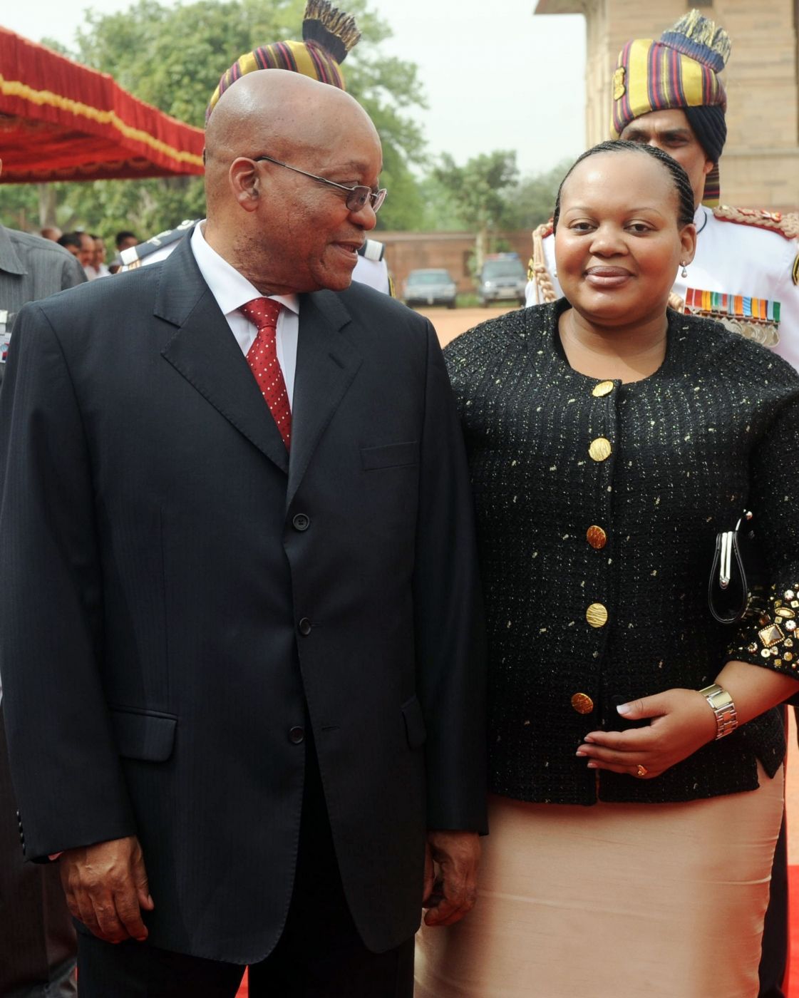 Jacob Zuma a Nompumelelo Ntuli