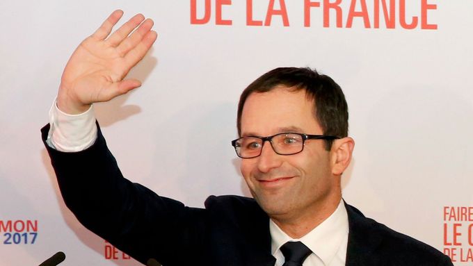 Kandidát na prezidenta Francie Benoit Hamon.
