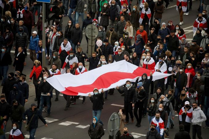 Protesty v Bělorusku, 25. října 2020.