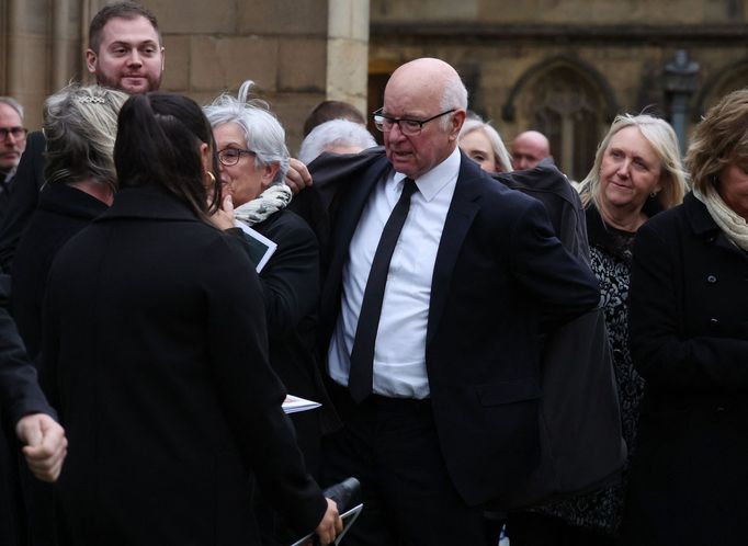 Soccer Football - Funeral of former England and Manchester United footballer Bobby Charlton - Manchester Cathedral, Manchester, Britain - November 13, 2023 Brother of Bob