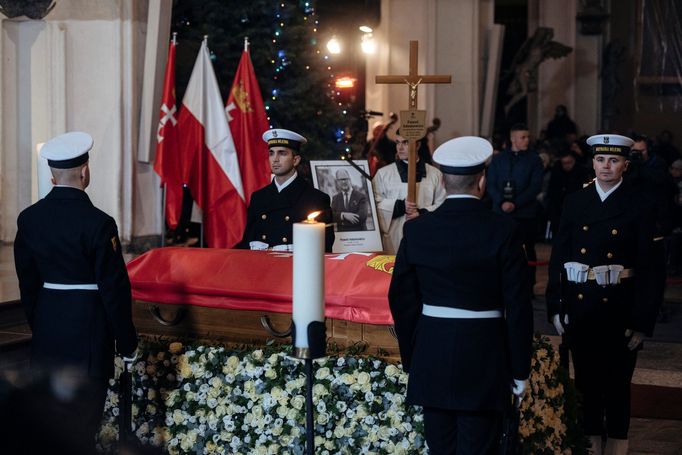 Pohřeb starosty Gdaňsku Pawla Adamowicze.