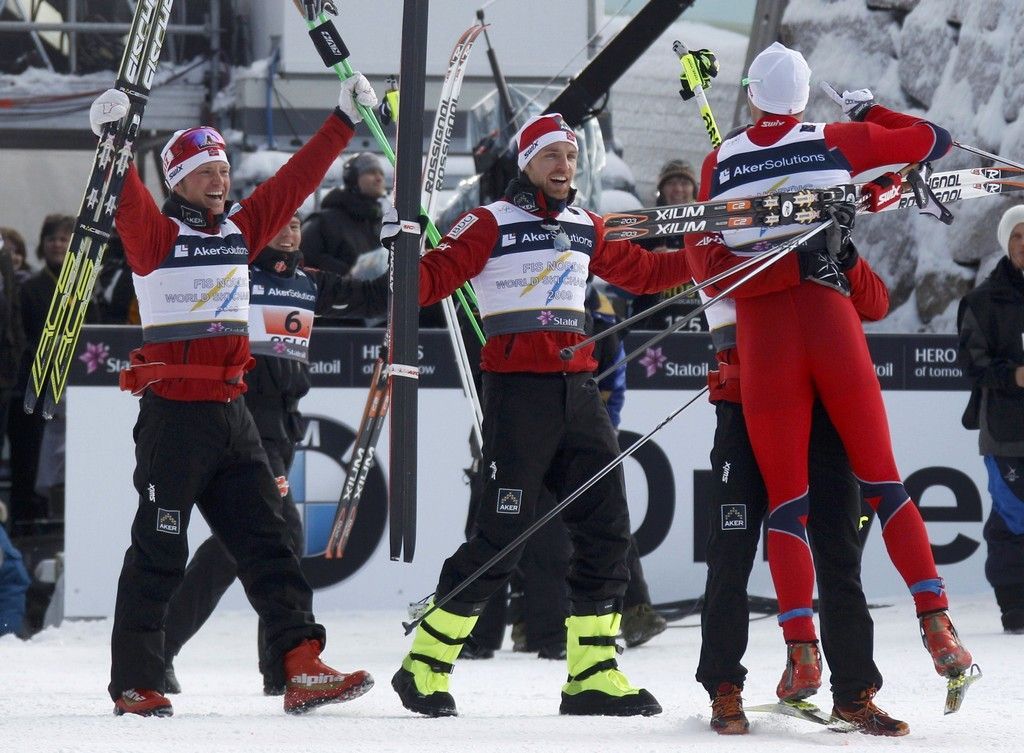 Norsko vyhrálo štafetový běh 4x10 km na MS v klasickém lyžování