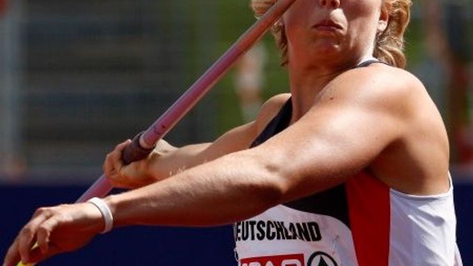 Christina Obergföllová v ženské atletické superlize v Mnichove hodila evropský rekord.