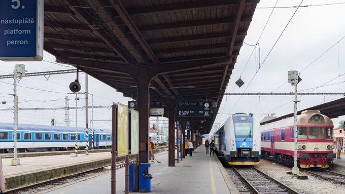 Vizualizace brněnského nádraží.
