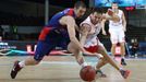 VTB liga, Nymburk - CSKA Moskva: Vojtěch Hruban - Nando de Colo