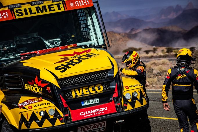 Martin Macík ml. v Ivecu na Rallye Dakar 2020