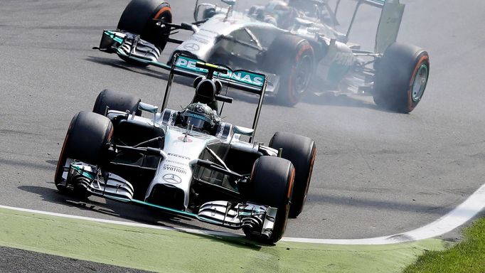 F1, VC Itálie 2014: Nico Rosbeger a Lewis Hamilton (Mercedes)