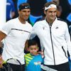 Rafael Nadal a Roger Federer ve finále Australian Open 2017