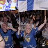 Fanoušci Finska slaví branku ve finále MS 2019