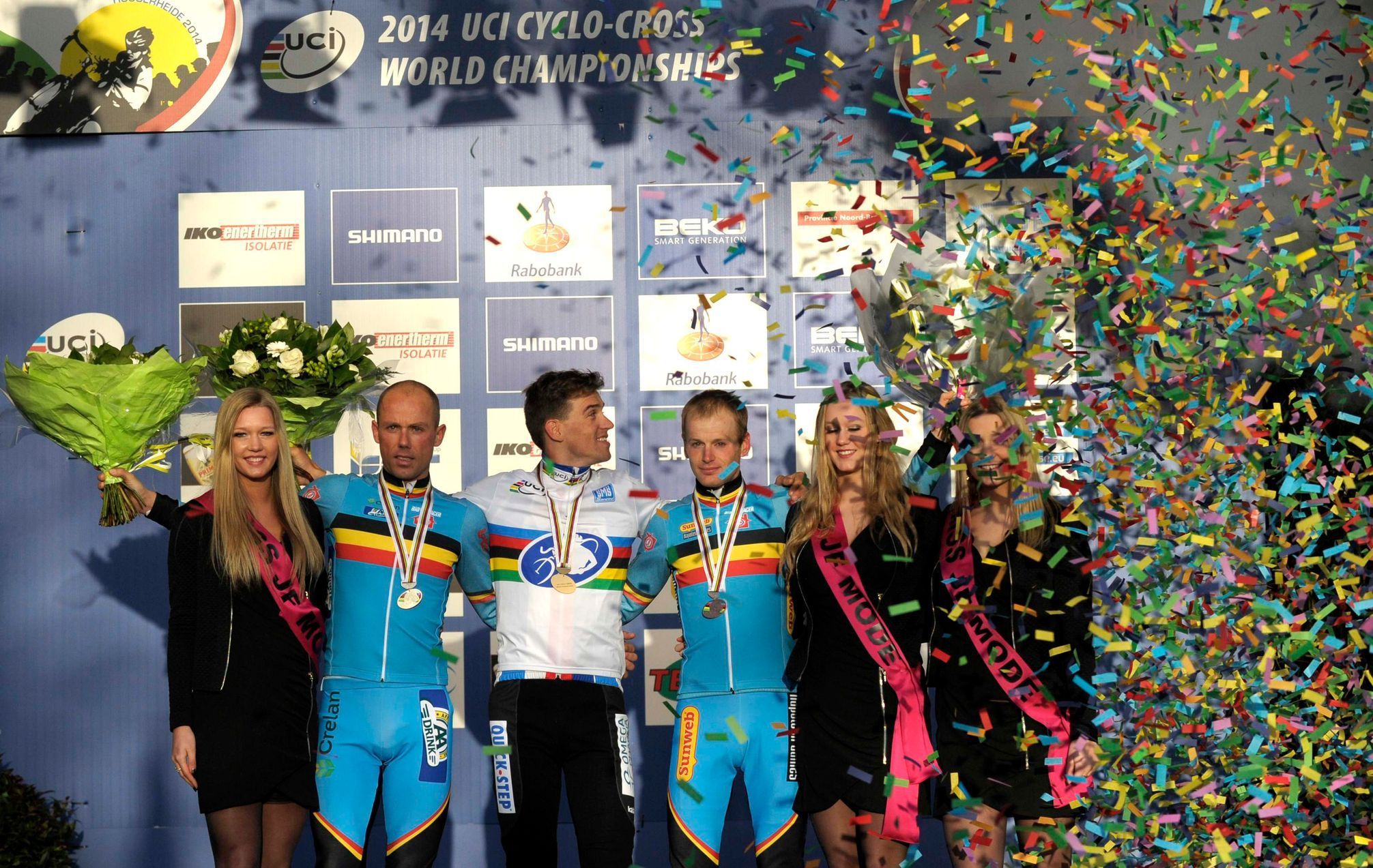 MS v cyklokrosu 2014 (Zdeněk Štybar a Sven Nijs)