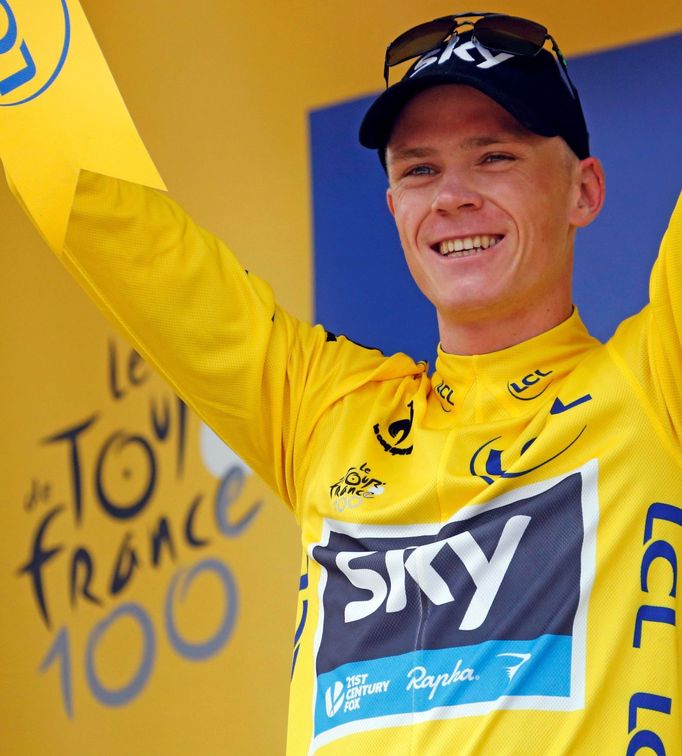 17. etapa Tour de France 2013 - horská časovka: Chris Froome