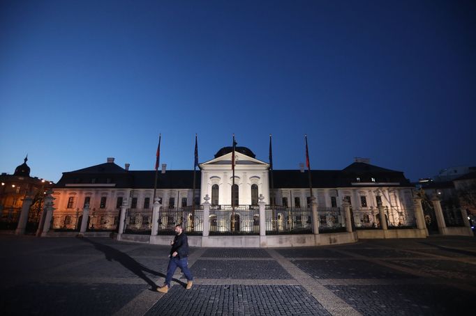 Prezidentský palác v Bratislavě.