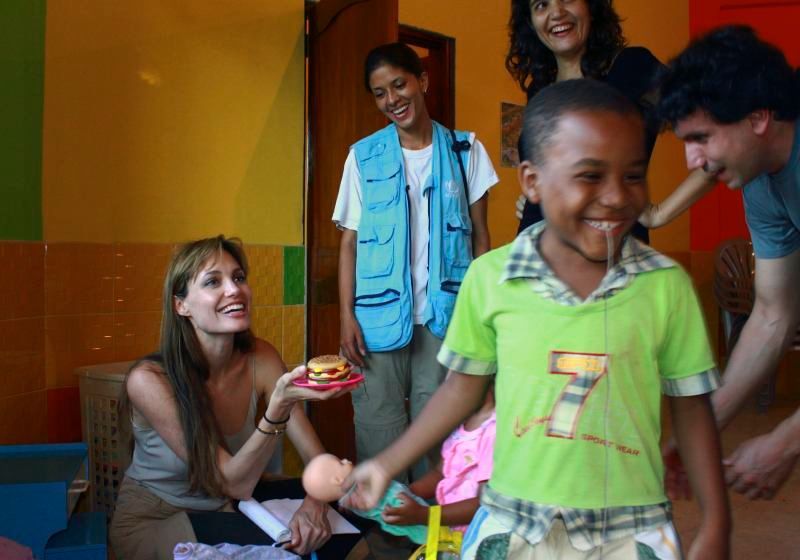 Angelina Jolie tajně pomáhala na Haiti