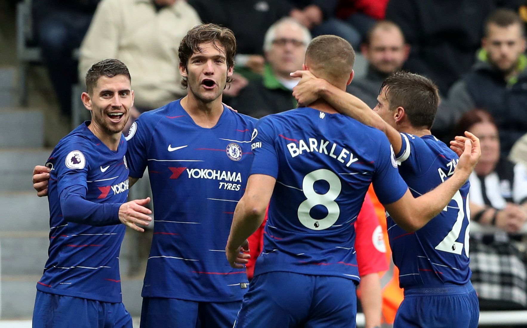 Radost fotbalistů Chelsea v Premier League