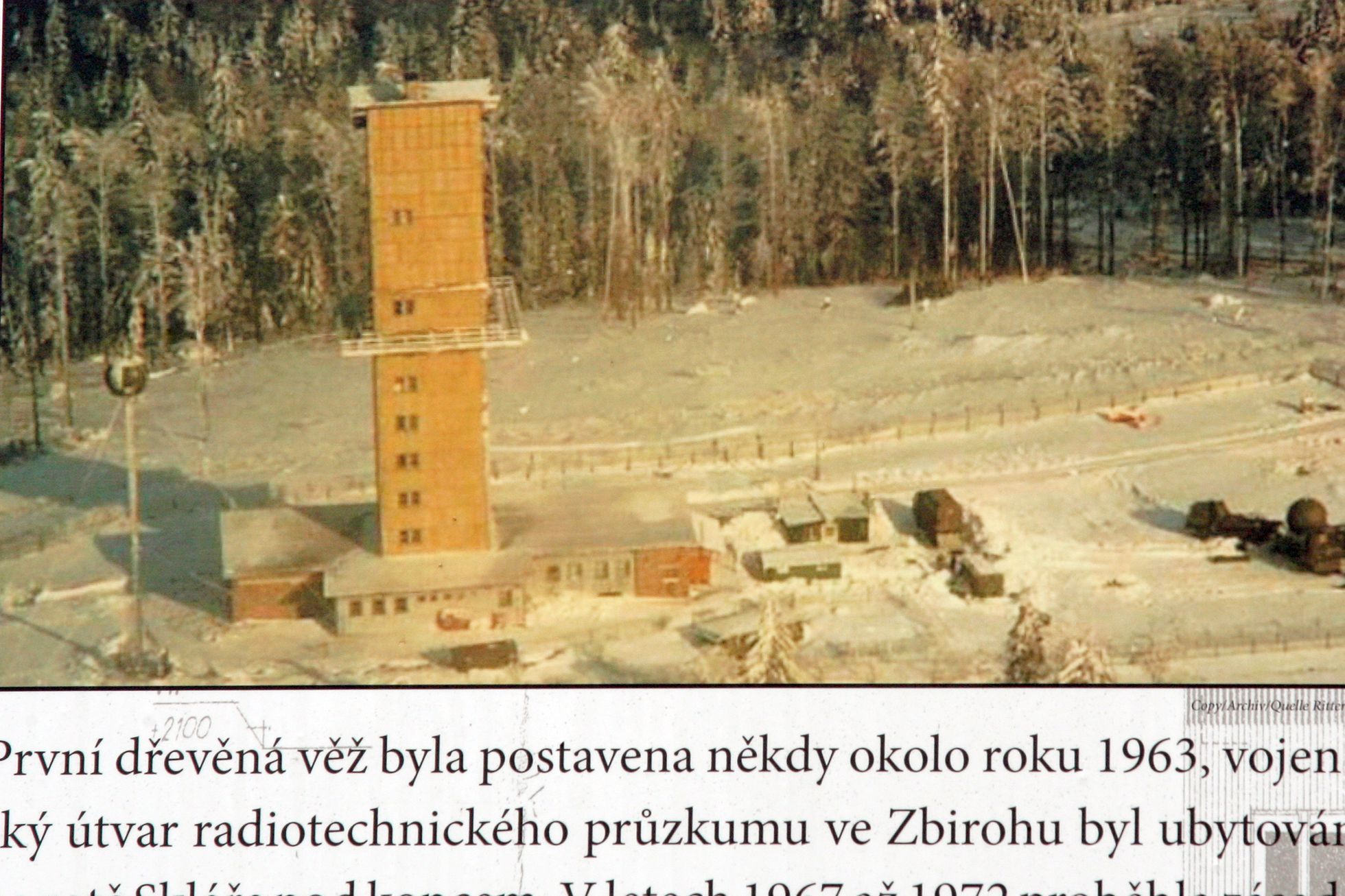 Odposlouchávací věže na západní hranici