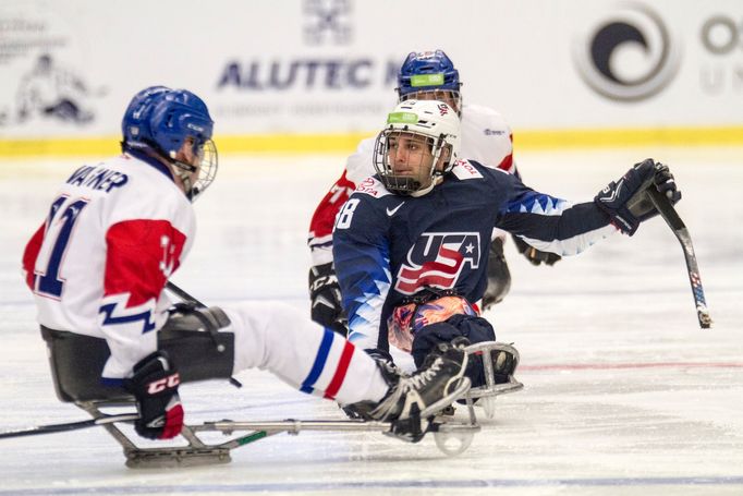 MS v parahokeji v Ostravě 2019, semifinále Česko - USA