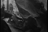 Josef Sudek: Rajský dvůr kláštera v Emauzích, 1945, digitálně upravený negativ, 18 × 13 cm, Ústav dějin umění AV ČR, Fototéka, inv. č. S12326N. Repro © Vlado Bohdan, ÚDU.