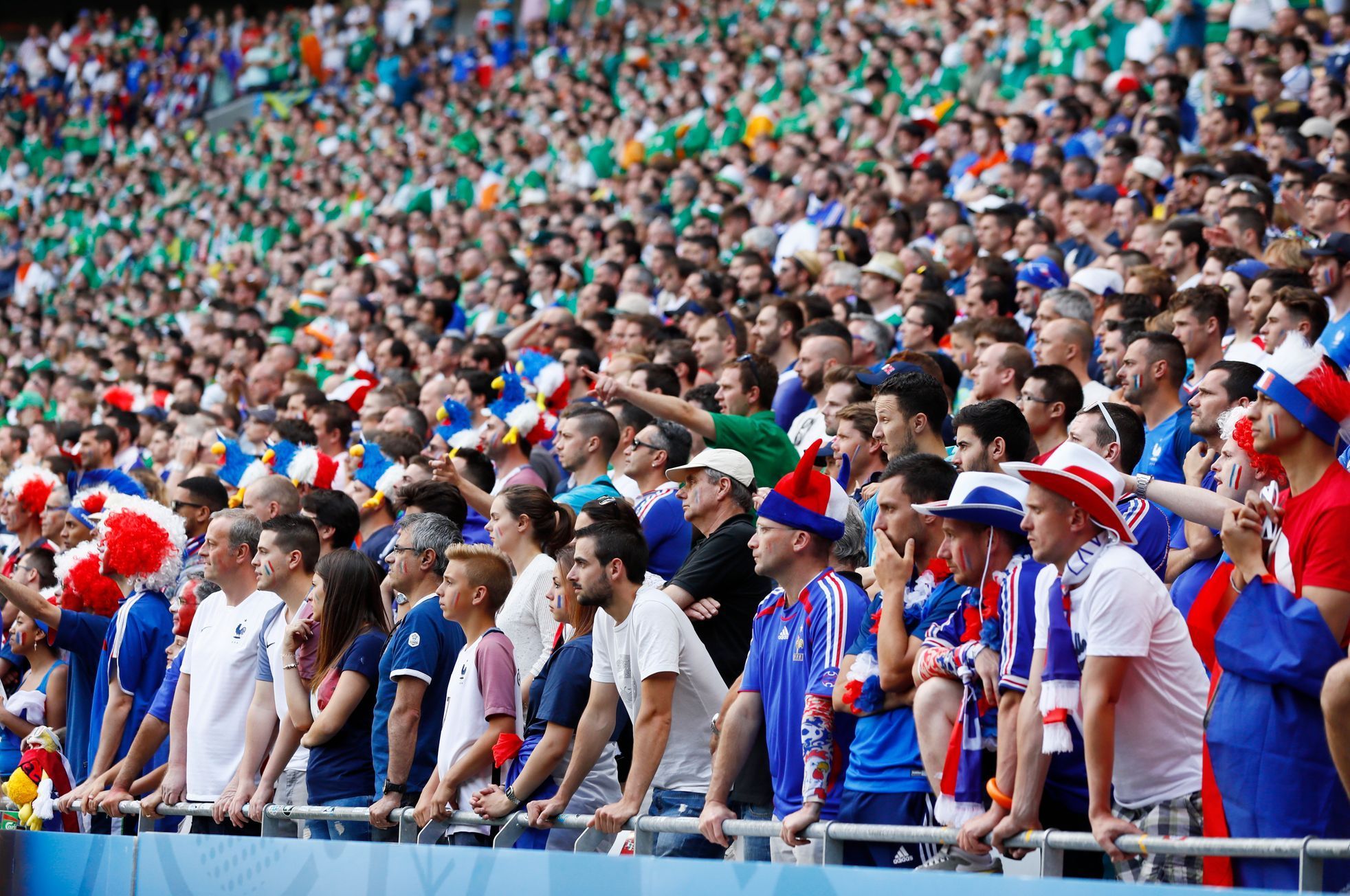 Euro 2016, Francie-Irsko: francouzští fanoušci