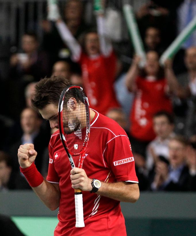 Davis Cup, Švýcarsko - Česko: Stanislas Wawrinka